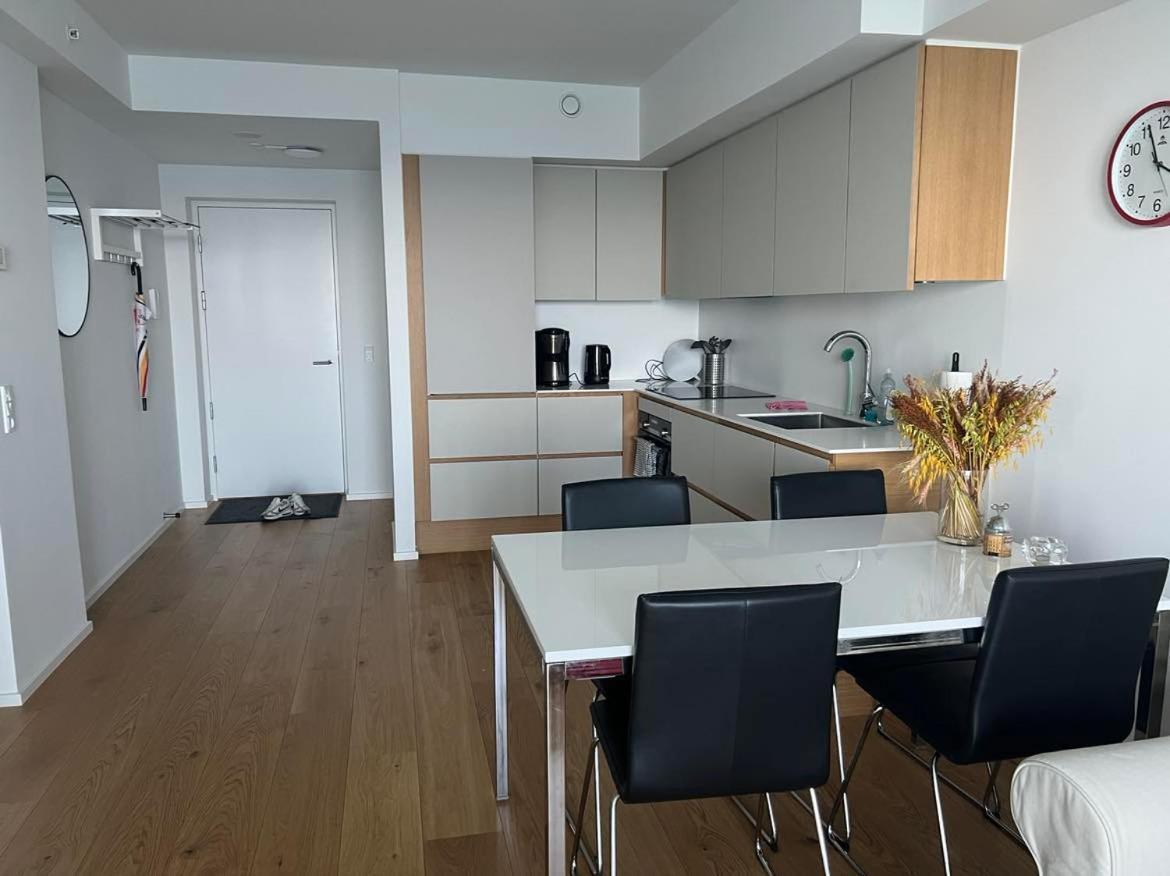 26-Etage Lejlighed Med Utrolig Havudsigt Århus Exterior foto